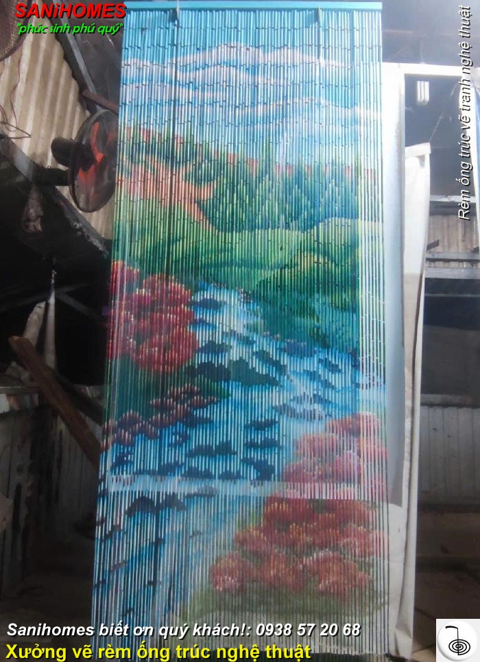 xuong ve tranh rem ong truc nghe thuat 1