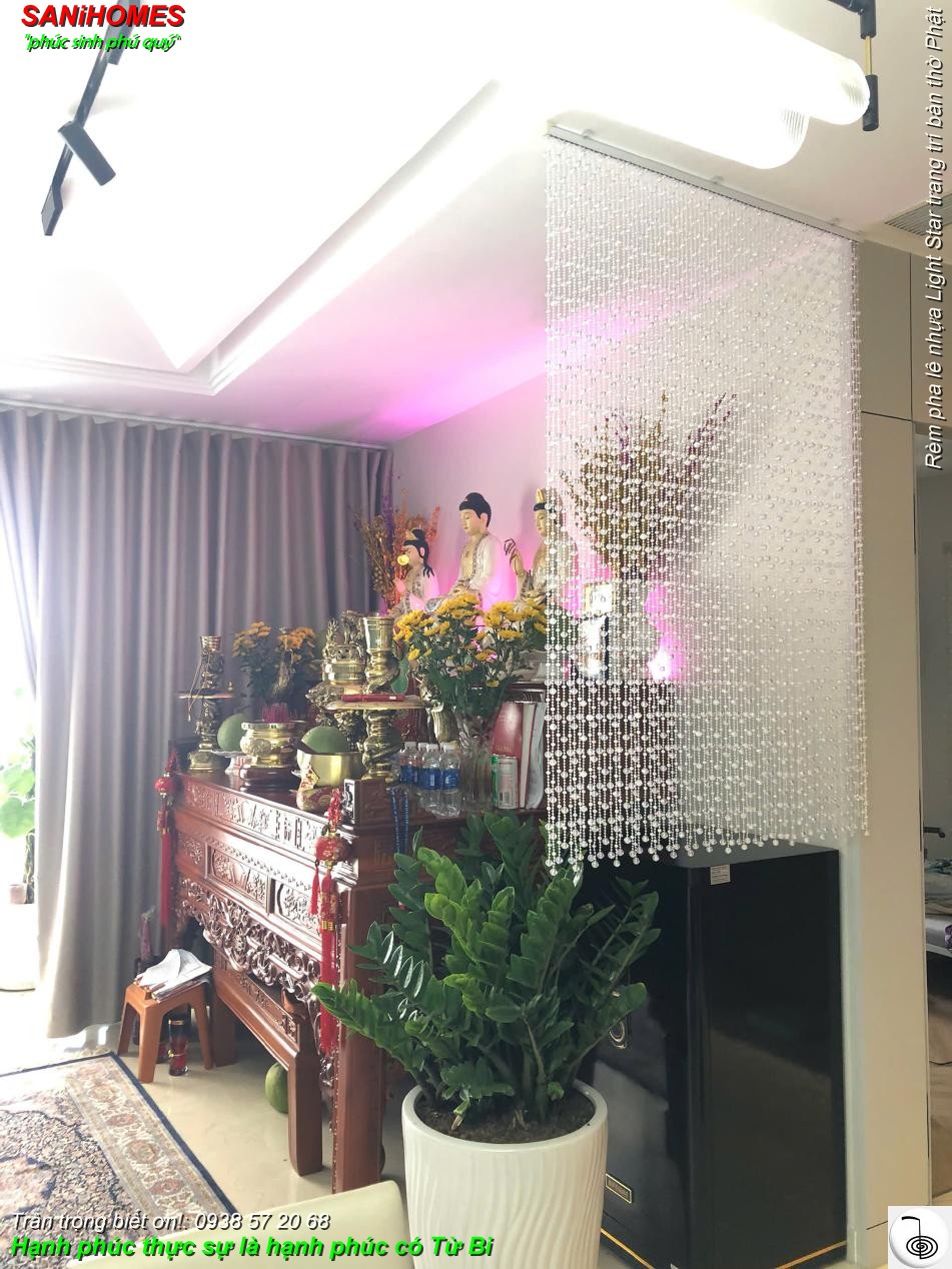rem pha le nhua light star trang tri ban tho phat r